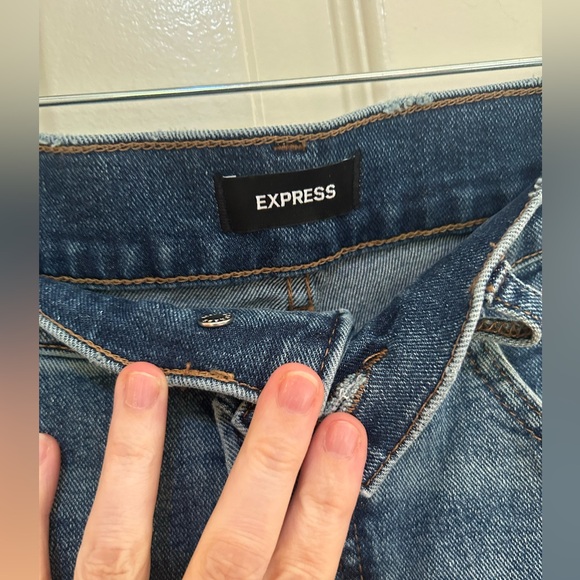 Express straight ankle high rise jeans - Picture 3 of 4
